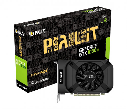 כרטיס מסך Palit GeForce 1050 Ti StormX 4GB GDDR5