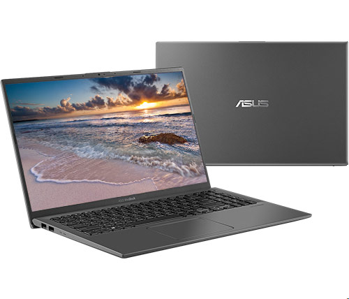 מחשב נייד "15.6 Asus VivoBook 15 X512JA-BQ179T i5-1035G1 בצבע אפור כונן 512GB SSD זכרון 8GB ומ.גרפי Intel UHD Graphics
