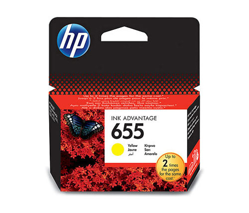 ראש דיו צהוב מקורי HP 655 CZ112AE