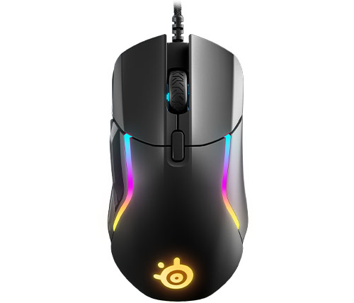 עכבר גיימינג SteelSeries Rival 5 – מותאם למשחקי MMO ו-MOBA עם 9 כפתורים לשליטה חכמה ומדויקת