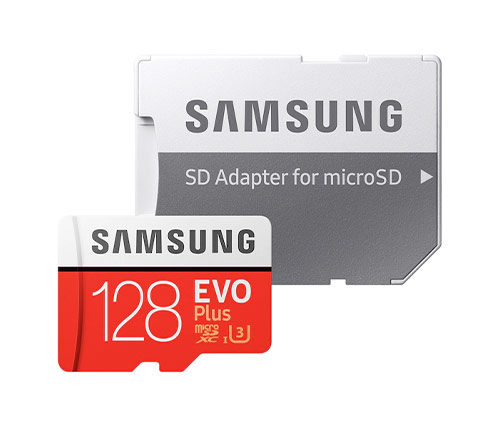 כרטיס זכרון Samsung EVO Plus 2020 MB-MC128HA microSDXC With Adapter - בנפח 128GB