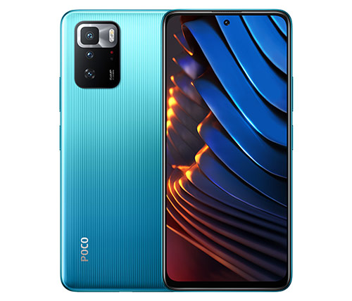 סמארטפון Poco X3 GT 5G 256GB בצבע כחול - שנתיים אחריות היבואן הרשמי