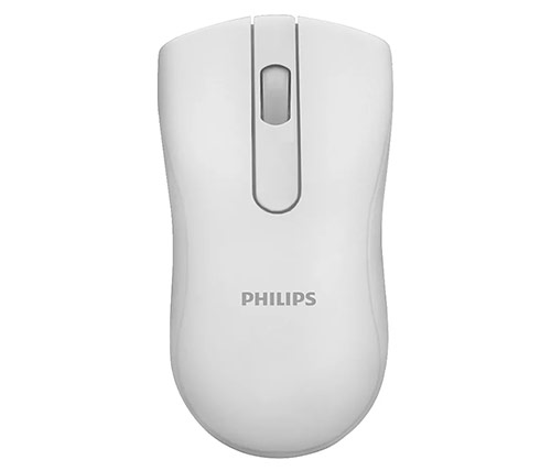 עכבר אלחוטי Philips Wireless Mouse SPK7211W בצבע לבן
