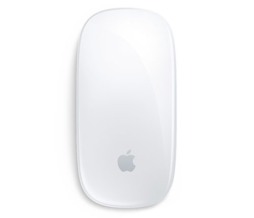 עכבר אלחוטי Apple Magic Mouse Wireless Bluetooth בצבע לבן