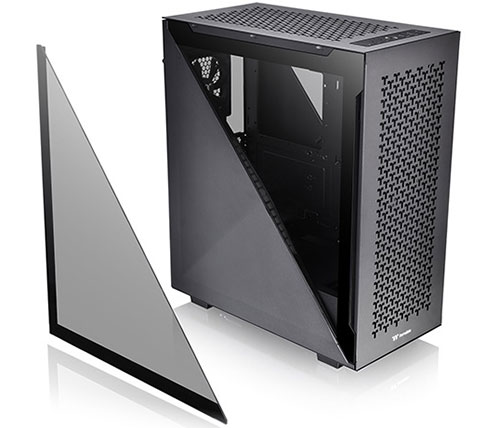 מארז מחשב Thermaltake Divider 500 TG Air בצבע שחור כולל חלון צד
