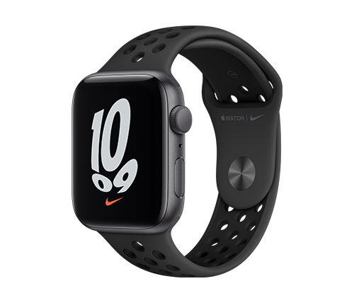 שעון חכם אפל Apple Watch Nike SE GPS 44mm בצבע Space Gray Case עם רצועת Anthracite/Black Nike Sport Band