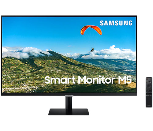 מסך מחשב חכם כולל שלט "32 Samsung Smart Monitor With Mobile Connectivity S32AM500NM