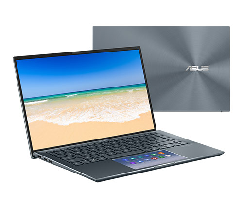 מחשב נייד "14 Asus Zenbook 14 UX435EA-K9095T i7-1165G7 בצבע אפור, כונן 1TB SSD, זכרון 16GB ומ. גרפי Intel Iris Xe Graphics