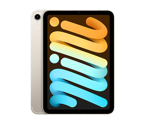 אייפד Apple iPad Mini 8.3" (2021) 64GB Wi-Fi + Cellular בצבע Starlight