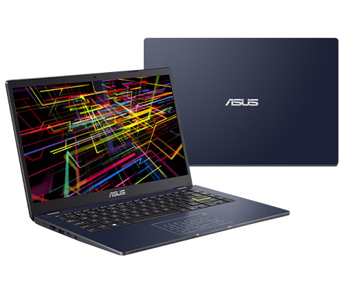 מחשב נייד "14 Asus Laptop E410MA-EK1006TS Intel Celeron N4020 בצבע Star Black כונן 64GB זכרון 4GB ומ.גרפי Intel UHD Graphics 600