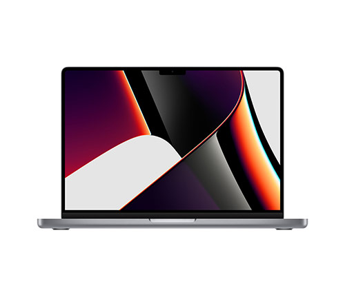 מחשב נייד "14.2 Apple MacBook Pro 14 - 2021 MKGP3HB/A Apple M1 Pro chip בצבע Space Gray, כונן 512GB SSD, זכרון 16GB