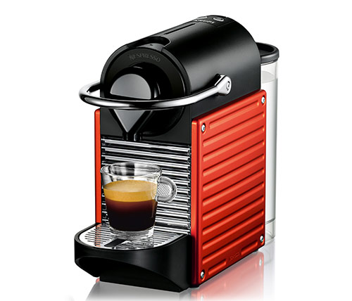 מכונת קפה נספרסו Nespresso Krups Pixie בצבע אדום