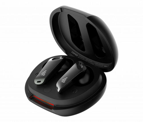אוזניות אלחוטיות Edifier NeoBuds Pro Bluetooth עם מיקרופון בצבע שחור הכוללות כיסוי טעינה