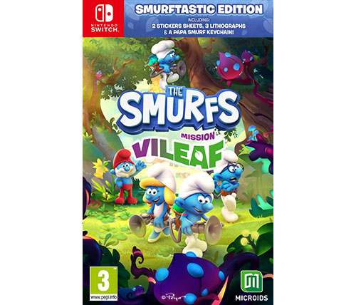 משחק The Smurfs Mission Vileaf Smurftastic Edition לקונסולה Nintendo Switch