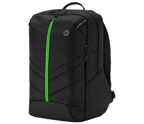 תיק גב HP Pavilion Gaming Backpack 500 6EU58AA למחשב נייד בגודל עד "17.3 בצבע שחור וירוק