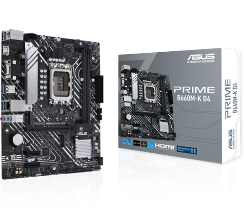 לוח אם Asus Prime B660M-K D4 Micro ATX