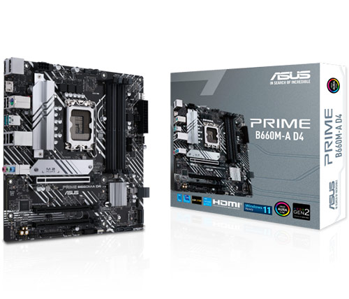 לוח אם Asus Prime B660M-A D4 Micro ATX