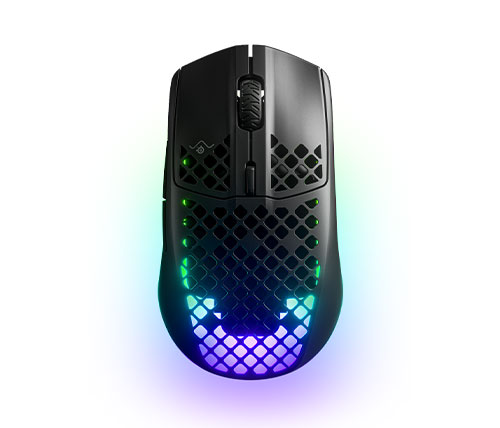 עכבר גיימינג אלחוטי SteelSeries Aerox 3 Wireless Gaming 2022 Edition כולל תאורת לד