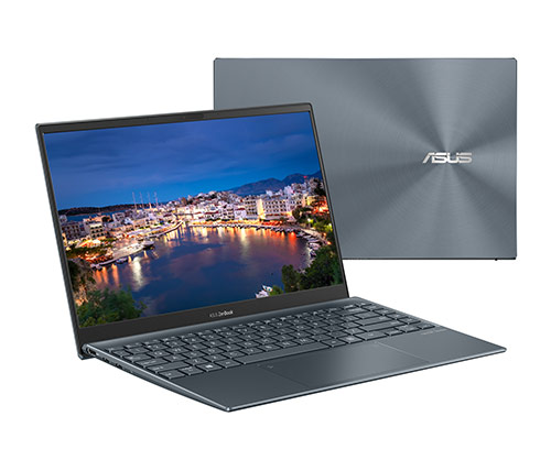 מחשב נייד "13.3 Asus ZenBook 13 UX325EA-KG654W i7-1165G7 כונן 1TB SSD, זכרון 16GB ומ. גרפי Intel Iris Xe Graphics