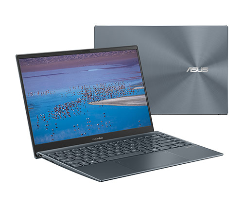 מחשב נייד "13.3 Asus ZenBook 13 UX325EA-KG661W i7-1165G7 כונן 512GB SSD, זכרון 16GB ומ. גרפי Intel Iris Xe Graphics
