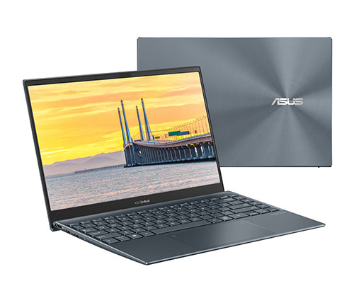 מחשב נייד "13.3 Asus ZenBook 13 UX325EA-KG653W i5-1135G7 כונן 512GB SSD, זכרון 8GB ומ. גרפי Intel Iris Xe Graphics