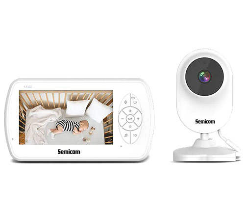 אינטרקום Semicom TV-BM520-2MP עם מצלמה ומסך מוניטור לתינוק