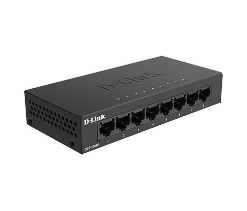   מתג D-Link DGS-1008D 8 Ports Gigabit 10/100/1000Mbps Switch