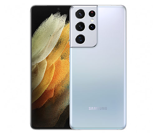 סמארטפון Samsung Galaxy S21 Ultra 5G SM-G998B/DS 512GB בצבע כסוף - שנה אחריות היבואן הרשמי סאני