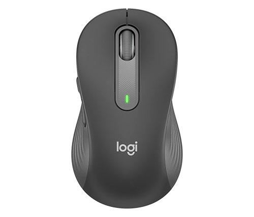 עכבר אלחוטי Logitech Signature M650 L Wireless Mouse בצבע Graphite