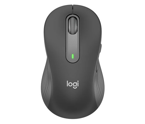 עכבר אלחוטי Logitech Signature M650 L Left Wireless Mouse בצבע Graphite למשתמשים ביד שמאל