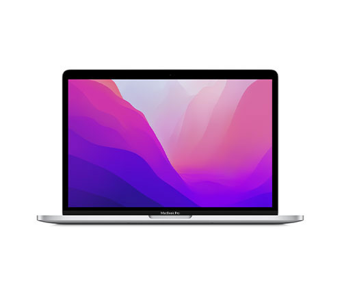 מחשב נייד "13.3 Apple MacBook Pro 13 - 2022 MNEQ3HB/A Apple M2 chip בצבע Silver, כונן 512GB SSD, זכרון 8GB