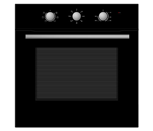 תנור אפייה בנוי Midea מכני 6 תוכניות דגם 65CME10004 בצבע שחור, אחריות 3 שנים ע"י היבואן הרישמי 