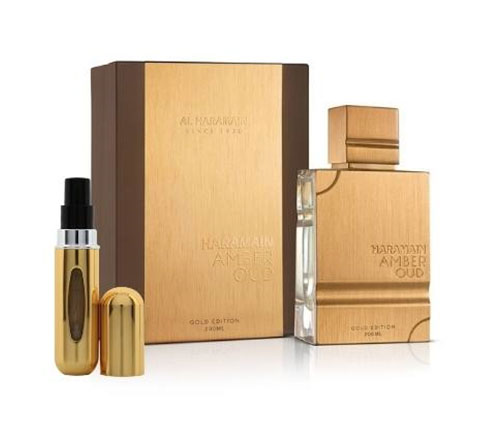 בושם לגבר Al Haramain Amber Oud Gold Edition E.D.P או דה פרפיום‏ 200ml עם בקבוק מילוי 