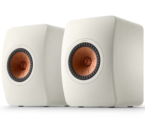 זוג רמקולים מדפיים KEF LS50MW Meta בצבע לבן