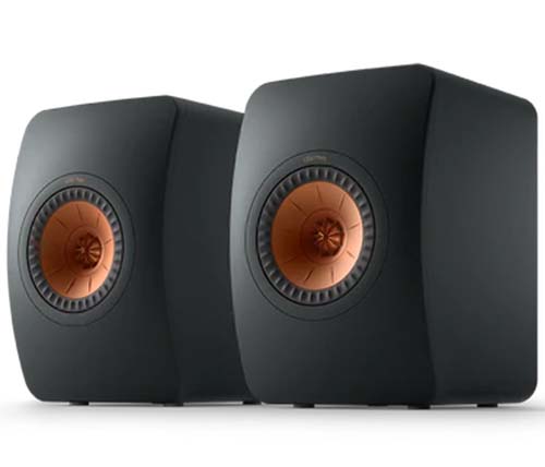 זוג רמקולים מדפיים KEF LS50 Meta בצבע שחור