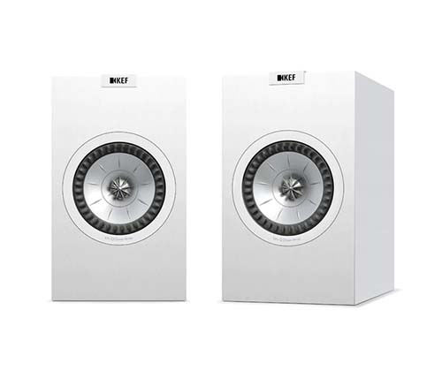 זוג רמקולים מדפיים KEF HiFi Speakers Q150 בצבע לבן