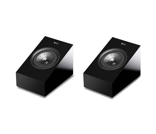 זוג רמקולים סראונד KEF HiFi Speakers R8A בצבע שחור מבריק