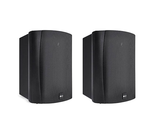 זוג רמקולים חיצוניים Ventura 6 KEF בתקן IP65 בצבע שחור