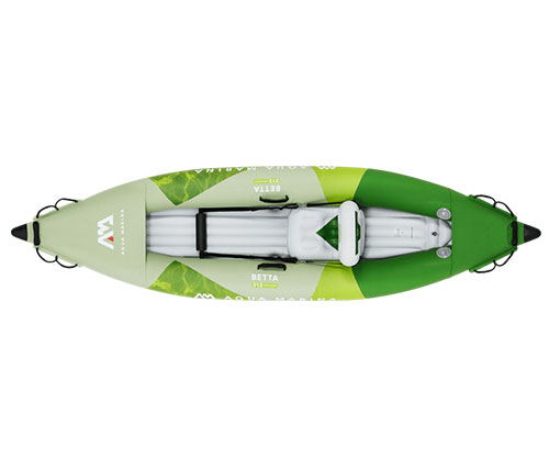 קיאק יחיד Betta B312 מבית Aqua Marina בצבע ירוק ולבן אחריות ע"י היבואן הרשמי - משלוח חינם