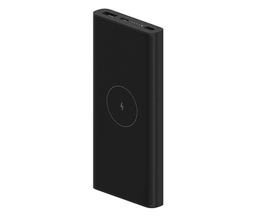 סוללה ניידת אלחוטית Xiaomi 10W Wireless Power Bank 10000mAh בצבע שחור