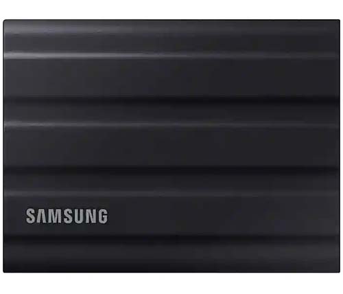 כונן SSD חיצוני נייד 3.2 Samsung Portable SSD T7 Shield MU-PE2T0S/EU 2TB USB בצבע שחור