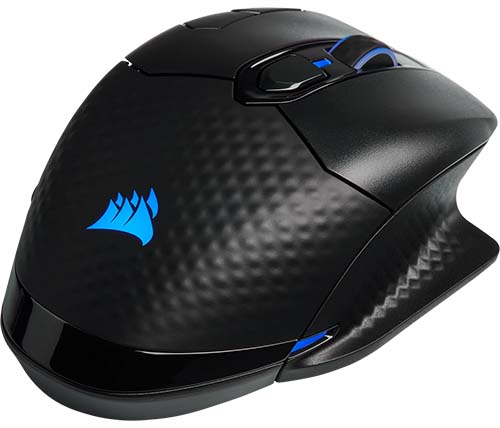 עכבר גיימינג אלחוטי ‎Corsair Dark Core RGB PRO Wireless Gaming Mouse 18,000 DPI כולל תאורת RGB