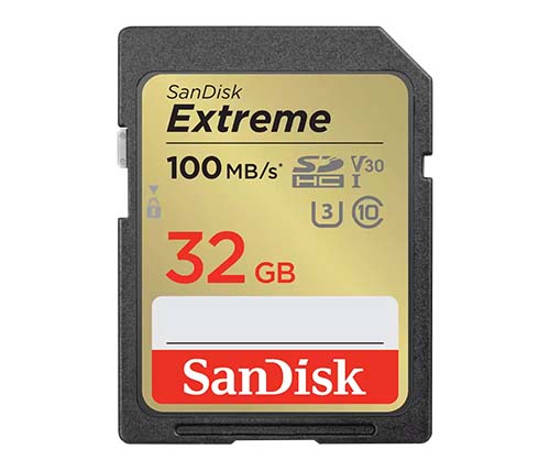 כרטיס זכרון SanDisk Extreme SD UHS-I SDSDXVT-032G - בנפח 32GB