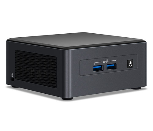 מחשב מיני Intel NUC Mini PC הכולל מעבד i3-1115G4 Intel, זכרון 8GB, כונן 480GB SSD, מערכת הפעלה Windows 11