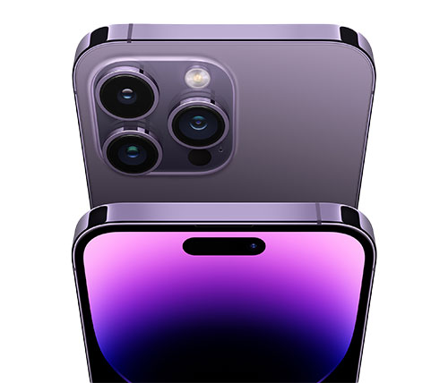 אייפון Apple iPhone 14 Pro Max 128GB בצבע Deep Purple שנה אחריות יבואן רשמי...