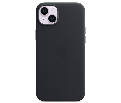 כיסוי לטלפון Apple iPhone 14 Plus Leather Case With MagSafe עור שחור