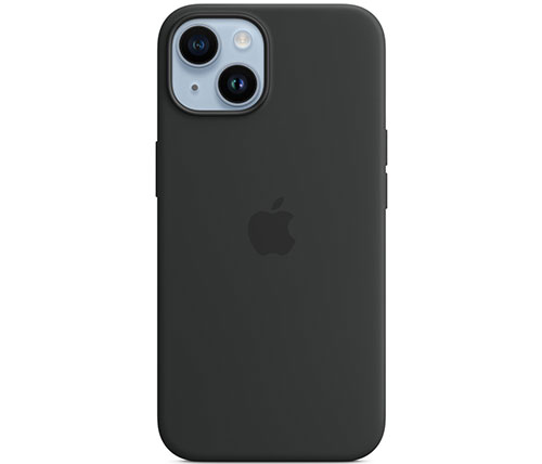 כיסוי לטלפון Apple iPhone 14 Plus Silicone Case With MagSafe בצבע שחור