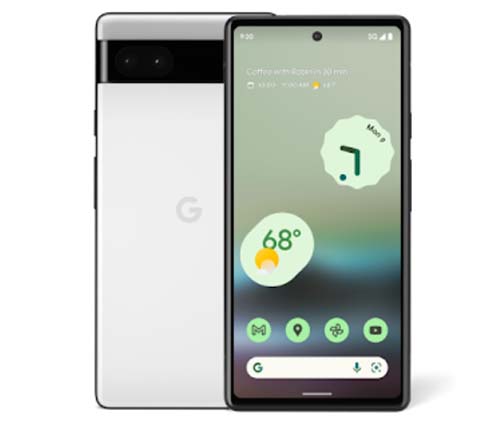 סמארטפון Google Pixel 6A 128GB בצבע לבן 