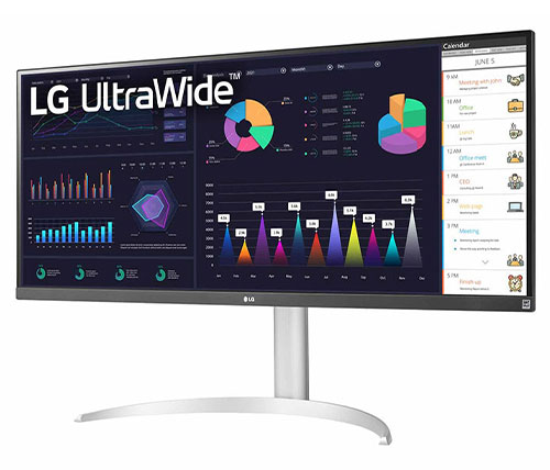 מסך מחשב 34' LG IPS UltraWide VESA DisplayHDR 400 USB-C 34WQ650-W