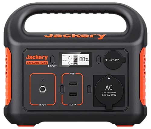 תחנת כוח ניידת 240 Jackery Explorer  – משלוח חינם